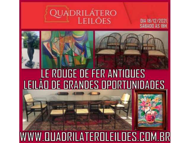 LE ROUGE DE FER ANTIQUES - LEILÃO DE GRANDES OPORTUNIDADES - DEZEMBRO/2021
