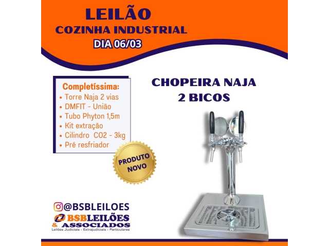 LEILÃO DE COZINHA INDUSTRIAL