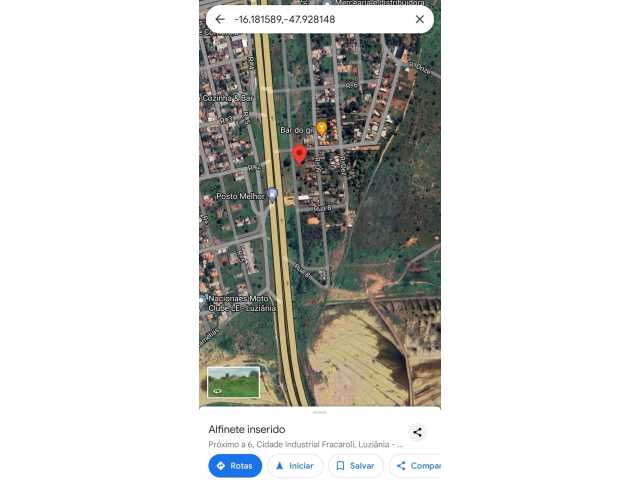 LOTES COMERCIAIS EM LUZIÂNIA-GO