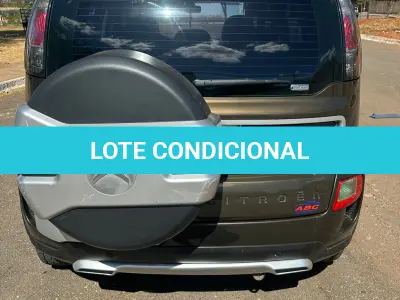 LOTE 002 - 01 CITROEN AIRCROSS EXC AUTOMATICO COMPLETO 2012/2013 IPVA 2023 PAGO KM 64.000,CAMBIO AUTOMATICO, VIDRO ELÉTRICO, SENSOR DE ESTACIONAMENTO, SOM ORIGINAL COM BLUETOOTH E USB E COMANDOS NO VOLANTE, AIRBAGS, AR CONDICIONADO, TRAVA ELÉTRICA, RETROVISOR ELÉTRICO, ALARME, COMPUTADOR DE BORDO, RODAS DE LIGA LEVE, VOLANTE MULTIFUNCIONAL, PILOTO AUTOMÁTICO, CHAVE RESERVA, MANUAL, 2 PNEUS ZERO, DOCUMENTO IPVA 2023 PAGO PLACA MERCOSUL (NO ESTADO)
