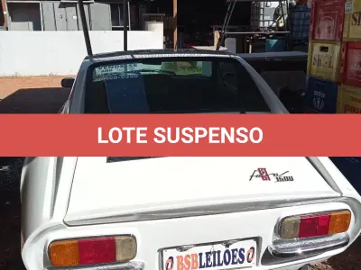 LOTE 536 - 01 VW /PUMA GTE A GASOLINA NA COR BRANCA; ANO 1978. (NO ESTADO, LEILÃO NÃO TEM GARANTIA E NEM DEVOLUÇÃO, SUJEITO A POSSÍVEIS AVARIAS VISÍVEIS/OCULTAS E/OU AUSÊNCIA DE COMPONENTES).