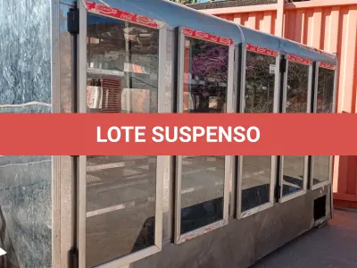 LOTE 519 - 01 CÂMARA FRIA EXPOSITORA. (NO ESTADO, LEILÃO NÃO TEM GARANTIA E NEM DEVOLUÇÃO, SUJEITO A POSSÍVEIS AVARIAS VISÍVEIS/OCULTAS E/OU AUSÊNCIA DE COMPONENTES).