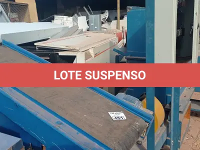 LOTE 650 - 01 TRITURADOR DE MATERIAIS RECICLÁVEL. (NO ESTADO, LEILÃO NÃO TEM GARANTIA E NEM DEVOLUÇÃO, SUJEITO A POSSÍVEIS AVARIAS VISÍVEIS/OCULTAS E/OU AUSÊNCIA DE COMPONENTES).
