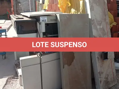 LOTE 651 - 01 SUCATA DE MAQUINÁRIO GRÁFICO. (NO ESTADO, LEILÃO NÃO TEM GARANTIA E NEM DEVOLUÇÃO, SUJEITO A POSSÍVEIS AVARIAS VISÍVEIS/OCULTAS E/OU AUSÊNCIA DE COMPONENTES).