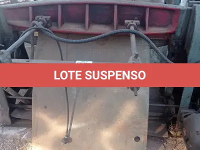 LOTE 649 - 01 CORTADORA DE CHAPAS. (NO ESTADO, LEILÃO NÃO TEM GARANTIA E NEM DEVOLUÇÃO, SUJEITO A POSSÍVEIS AVARIAS VISÍVEIS/OCULTAS E/OU AUSÊNCIA DE COMPONENTES).