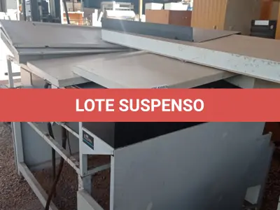 LOTE 654 - 01 SUCATA DE MAQUINÁRIO GRÁFICO. (NO ESTADO, LEILÃO NÃO TEM GARANTIA E NEM DEVOLUÇÃO, SUJEITO A POSSÍVEIS AVARIAS VISÍVEIS/OCULTAS E/OU AUSÊNCIA DE COMPONENTES).