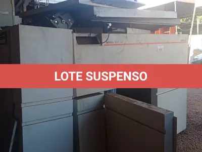 LOTE 647 - 01 SUCATA DE MAQUINÁRIO GRÁFICO. (NO ESTADO, LEILÃO NÃO TEM GARANTIA E NEM DEVOLUÇÃO, SUJEITO A POSSÍVEIS AVARIAS VISÍVEIS/OCULTAS E/OU AUSÊNCIA DE COMPONENTES).