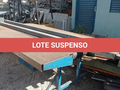 LOTE 652 - 01 PRANCHA DE FERRO COM ESTEIRA. (NO ESTADO, LEILÃO NÃO TEM GARANTIA E NEM DEVOLUÇÃO, SUJEITO A POSSÍVEIS AVARIAS VISÍVEIS/OCULTAS E/OU AUSÊNCIA DE COMPONENTES).