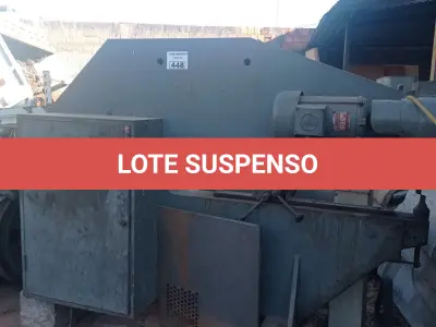 LOTE 648 - 01 TESOURA PUNCIONADEIRA FRANHO COM MOTOR TRIFÁSICO. (NO ESTADO, LEILÃO NÃO TEM GARANTIA E NEM DEVOLUÇÃO, SUJEITO A POSSÍVEIS AVARIAS VISÍVEIS/OCULTAS E/OU AUSÊNCIA DE COMPONENTES).