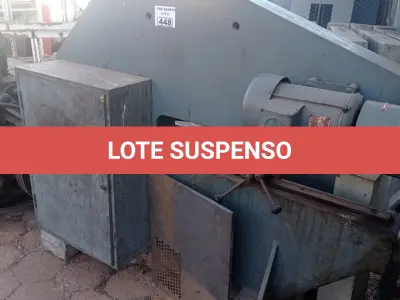 LOTE 648 - 01 TESOURA PUNCIONADEIRA FRANHO COM MOTOR TRIFÁSICO. (NO ESTADO, LEILÃO NÃO TEM GARANTIA E NEM DEVOLUÇÃO, SUJEITO A POSSÍVEIS AVARIAS VISÍVEIS/OCULTAS E/OU AUSÊNCIA DE COMPONENTES).
