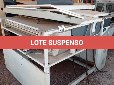 LOTE 654 - 01 SUCATA DE MAQUINÁRIO GRÁFICO. (NO ESTADO, LEILÃO NÃO TEM GARANTIA E NEM DEVOLUÇÃO, SUJEITO A POSSÍVEIS AVARIAS VISÍVEIS/OCULTAS E/OU AUSÊNCIA DE COMPONENTES).