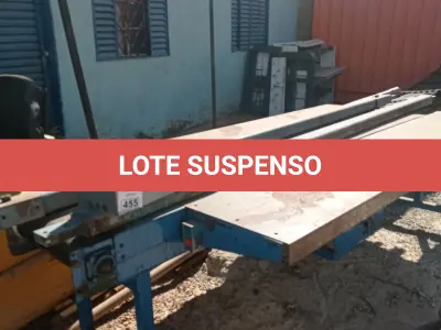 LOTE 652 - 01 PRANCHA DE FERRO COM ESTEIRA. (NO ESTADO, LEILÃO NÃO TEM GARANTIA E NEM DEVOLUÇÃO, SUJEITO A POSSÍVEIS AVARIAS VISÍVEIS/OCULTAS E/OU AUSÊNCIA DE COMPONENTES).