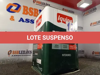 LOTE 120 - 01 LATA DE TINTA IQUINE 18L. (NO ESTADO, NÃO SABEMOS SE FUNCIONA. LEILÃO NÃO TEM GARANTIA E NEM DEVOLUÇÃO).