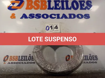 LOTE 014 - 01 ROLO DE CABO FLEXÍVEL 100M 1X4MM COR CINZA STAR BRAZIL COM SELO INMETRO. (NOVO). (NO ESTADO, NÃO SABEMOS SE FUNCIONA. LEILÃO NÃO TEM GARANTIA E NEM DEVOLUÇÃO).