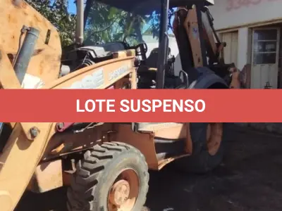 LOTE 455 - 01 RETROESCAVADEIRA CASE 580N, ANO 2013 FUNCIONANDO, HORIMETRO 7000 HORAS, (POUCA COISA PRA FAZER PLÁTICO DO PAINEL, REVISAR ELÉTRICA, REVISAR 04 PISTÕES) (NO ESTADO) (RETIRADA EM GOIÂNIA -GO) (VISTORIA AGENDAR 61 98153-0503 JÚNIOR)