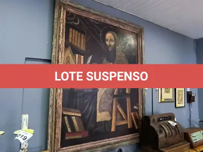 LOTE 119 - 01 QUADRO SANTO AGOSTINHO. (NO ESTADO)