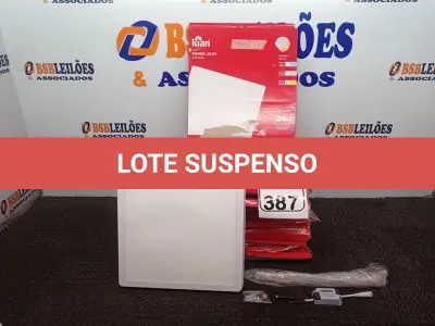 LOTE 387 - 10 LUMINÁRIAS DE LED SOBREPOR PAINEL SLIM KIAN 18W 100-240V.  (NO ESTADO) ATENÇÃO! FAZER A VISITAÇÃO ANTES DE ARREMATAR, NÃO SABEMOS SE FUNCIONA. LEILÃO NÃO TEM GARANTIA E NEM DEVOLUÇÃO, SUJEITO A POSSÍVEIS AVARIAS VISÍVEIS/OCULTAS E/OU AUSÊNCIA DE COMPONENTES.