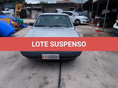 LOTE 003 - 01 VW GOL CL Á GASOLINA; ANO 1994 NA COR AZUL. (NO ESTADO)