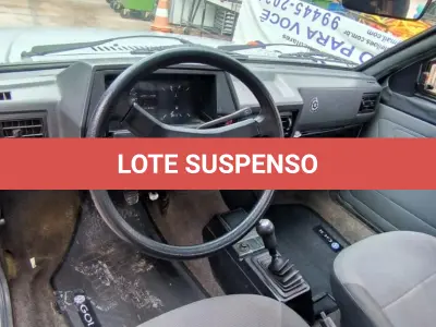 LOTE 003 - 01 VW GOL CL Á GASOLINA; ANO 1994 NA COR AZUL. (NO ESTADO)