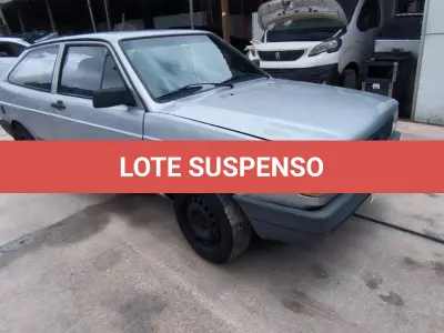 LOTE 003 - 01 VW GOL CL Á GASOLINA; ANO 1994 NA COR AZUL. (NO ESTADO)