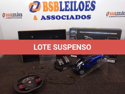 LOTE 409 - 01 CARRINHO DE CONTROLE REMOTO. (NO ESTADO) ATENÇÃO! FAZER A VISITAÇÃO ANTES DE ARREMATAR, NÃO SABEMOS SE FUNCIONA. LEILÃO NÃO TEM GARANTIA E NEM DEVOLUÇÃO, SUJEITO A POSSÍVEIS AVARIAS VISÍVEIS/OCULTAS E/OU AUSÊNCIA DE COMPONENTES.