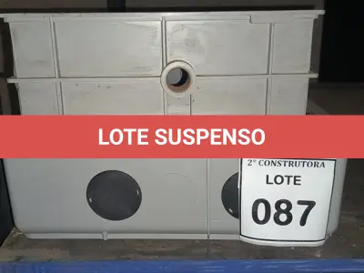 LOTE 087 - 02 CAIXAS DA CAESB. (NO ESTADO) ATENÇÃO! FAZER A VISITAÇÃO ANTES DE ARREMATAR, NÃO SABEMOS SE FUNCIONA, LEILÃO NÃO TEM GARANTIA E NEM DEVOLUÇÃO, SUJEITO A POSSÍVEIS AVARIAS VISÍVEIS/OCULTAS E/OU AUSÊNCIA DE COMPONENTES.