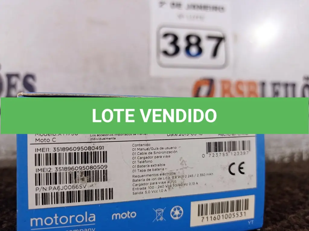 LOTE 387