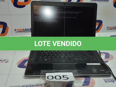 LOTE 005 - 01 NOTEBOOK MARCA DELL.(NO ESTADO)