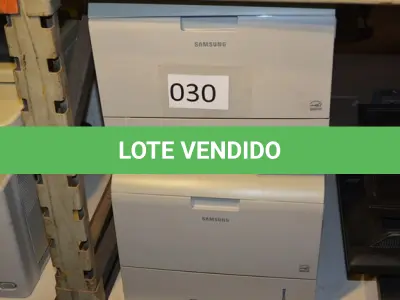 LOTE 030 - 02 IMPRESSORAS MARCA SAMSUNG.(NO ESTADO)