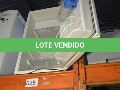 LOTE 025 - 01 REFRIGERADOR COMPACTO 120 MARCA CONSUL.(NO ESTADO)