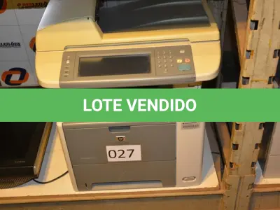 LOTE 027 - 01 IMPRESSORA MARCA HP. (NO ESTADO)