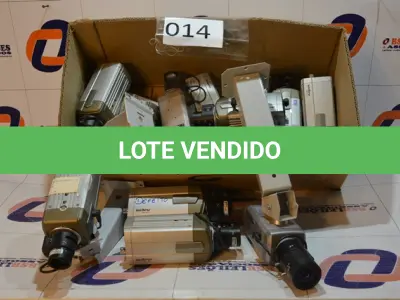 LOTE 014 - 01 LOTE COM CÂMERAS DE SEGURANÇA. (NO ESTADO)