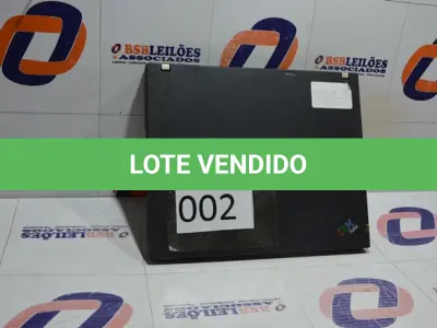 LOTE 002 - 01 NOTEBOOK MARCA LENOVO T60.(NO ESTADO)