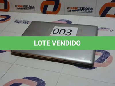 LOTE 003 - 01 NOTEBOOK MARCA ASUS.(NO ESTADO)