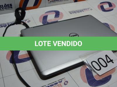 LOTE 004 - 01 NOTEBOOK MARCA DELL.(NO ESTADO)