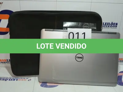 LOTE 011 - 01 NOTEBOOK MARCA DELL COM MALETA.(NO ESTADO)
