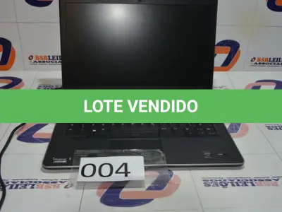 LOTE 004 - 01 NOTEBOOK MARCA DELL.(NO ESTADO)