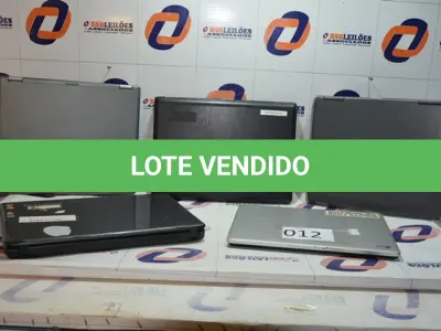 LOTE 012 - 05 NOTEBOOKS MARCAS E MODELOS DIVERSOS, APENAS PARA RETIRADA DE PEÇAS.(NO ESTADO)