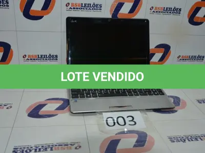 LOTE 003 - 01 NOTEBOOK MARCA ASUS.(NO ESTADO)