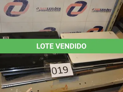 LOTE 019 - 07 NOTEBOOKS MARCAS E MODELOS DIVERSOS COM AVARIAS. (NO ESTADO)