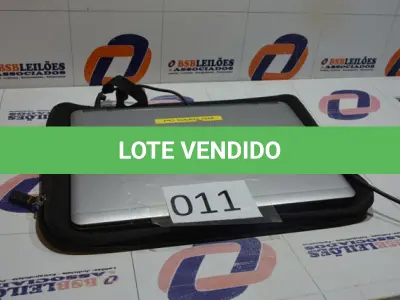 LOTE 011 - 01 NOTEBOOK MARCA DELL COM MALETA.(NO ESTADO)