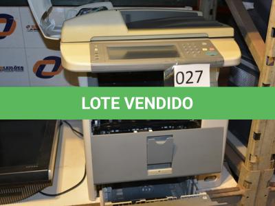 LOTE 027 - 01 IMPRESSORA MARCA HP. (NO ESTADO)