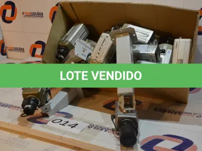 LOTE 014 - 01 LOTE COM CÂMERAS DE SEGURANÇA. (NO ESTADO)