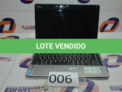 LOTE 006 - 01 NOTEBOOK MARCA ASUS.(NO ESTADO)