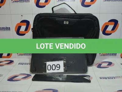 LOTE 009 - 01 NOTEBOOK MARCA DELL COM MALETA.(NO ESTADO)