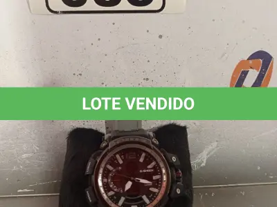 LOTE 085 - 01 RELÓGIO DE PULSO ANALÓGICO. (NO ESTADO, LEILÃO NÃO TEM GARANTIA E NEM DEVOLUÇÃO, SUJEITO A POSSÍVEIS AVARIAS VISÍVEIS/OCULTAS E/OU AUSÊNCIA DE COMPONENTES).