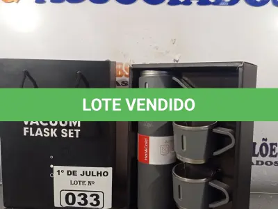 LOTE 033 - 01 KIT GARRAFA DE CAFÉ. (NO ESTADO, LEILÃO NÃO TEM GARANTIA E NEM DEVOLUÇÃO, SUJEITO A POSSÍVEIS AVARIAS VISÍVEIS/OCULTAS E/OU AUSÊNCIA DE COMPONENTES).