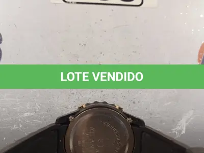 LOTE 093 - 01 RELÓGIO DE PULSO DIGITAL. (NO ESTADO, LEILÃO NÃO TEM GARANTIA E NEM DEVOLUÇÃO, SUJEITO A POSSÍVEIS AVARIAS VISÍVEIS/OCULTAS E/OU AUSÊNCIA DE COMPONENTES).