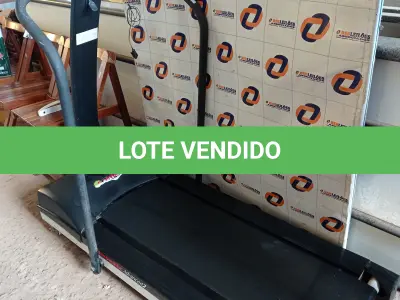 LOTE 420 - 01 ESTEIRA ERGOMÉTRICA MARCA ATLETIC. (NO ESTADO, LEILÃO NÃO TEM GARANTIA E NEM DEVOLUÇÃO, SUJEITO A POSSÍVEIS AVARIAS VISÍVEIS/OCULTAS E/OU AUSÊNCIA DE COMPONENTES).