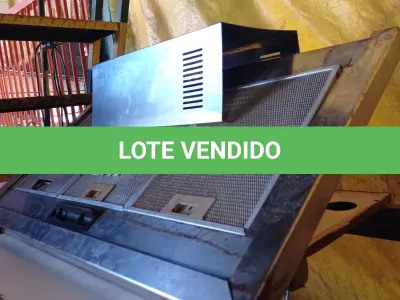 LOTE 464 - 01 DEPURADOR DE AR EM AÇO ESCOVADO. (NO ESTADO, LEILÃO NÃO TEM GARANTIA E NEM DEVOLUÇÃO, SUJEITO A POSSÍVEIS AVARIAS VISÍVEIS/OCULTAS E/OU AUSÊNCIA DE COMPONENTES).